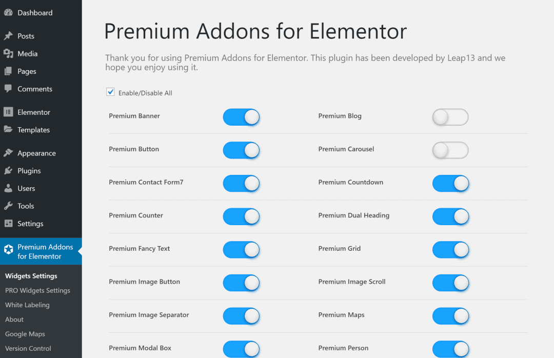 Premium Addons Pro for Elementor